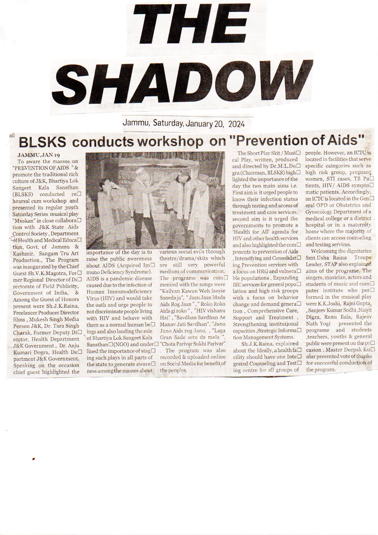 Press Cutting