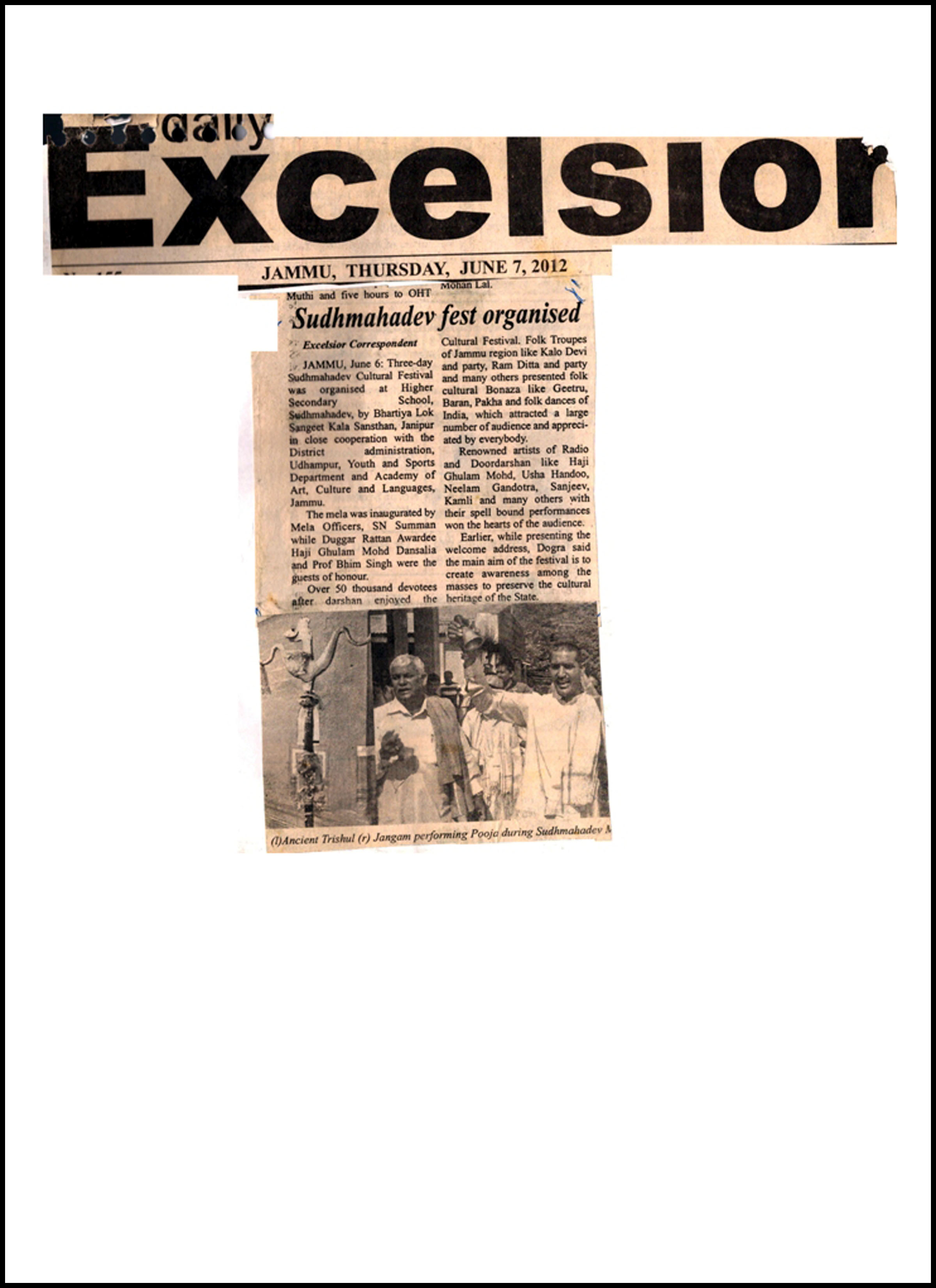 Press Cutting